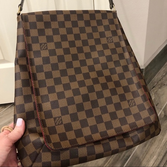 Louis Vuitton Handbags - Louis Vuitton Damien Ebene Mussette Salsa GM Brown